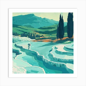 Ice Landscape Art Print