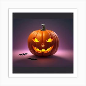 Halloween Pumpkin 1 Art Print