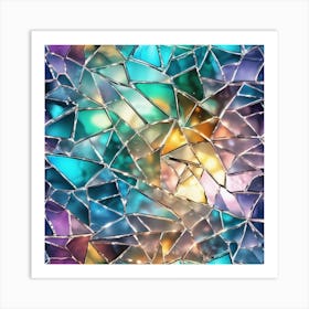 Mosaic Background Art Print