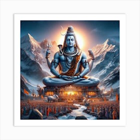 Lord Shiva 1 Art Print