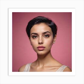 Portrait Of A Young Woman 25 Art Print