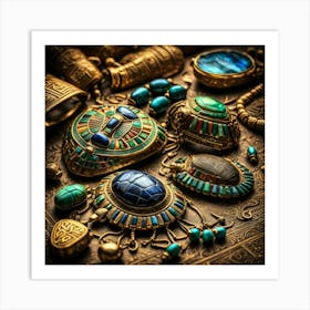 Egyptian Jewelry 2 Art Print