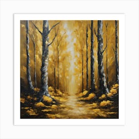 Autumn Path Art Print