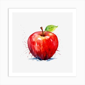 Red Apple Art Print