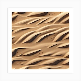 Realistic Sand Flat Surface Pattern For Background Use Ultra Hd Realistic Vivid Colors Highly De (7) Art Print