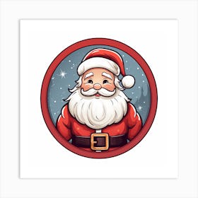 Santa Claus 10 Art Print