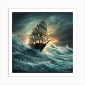 Stormy Seas Art Print