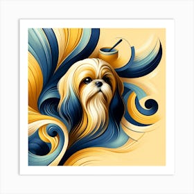 Shih Tzu 02 Art Print