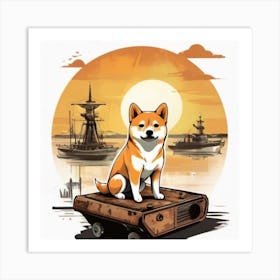 Shiba Inu 2 Art Print