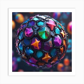 Sphere Of Light infinity gauntlet Art Print