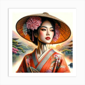 Exotic Beauty Artwork 208 Art Print