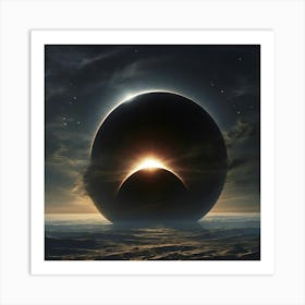 Default Total Clipse 0 (1) (1) Art Print