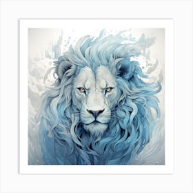 Lion Head Art Print