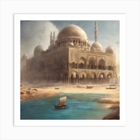 Arabic Mosque Art Print