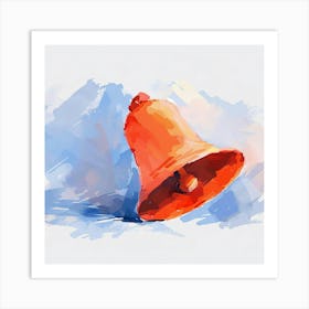 Orange Bell Art Print