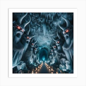 Frozen Nightmares 5 Art Print