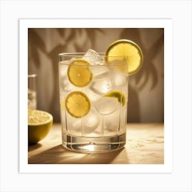 Iced Lemonade 1 Art Print