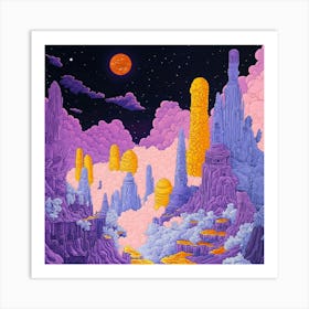 'Alien City' Art Print