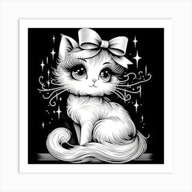 Kitty Cat 1 Art Print