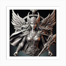 Viking Goddess Art Print