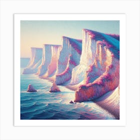 White Cliffs Art Print