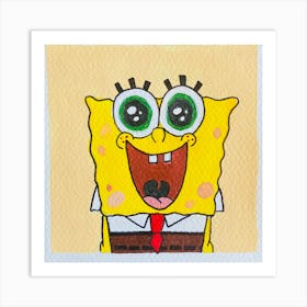 Spongy BOB 💛 Art Print