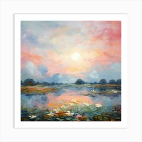 Pastel Dreamscape Waltz Art Print