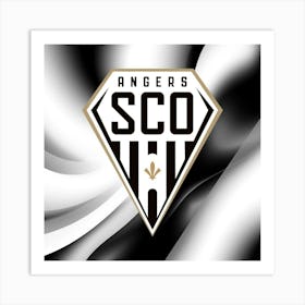 Angers SCO Logo Wall Arts 1 Art Print