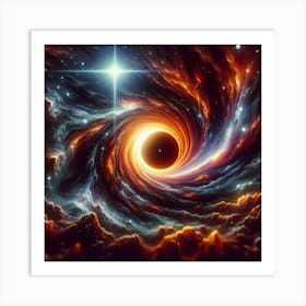 Black Hole Art Print