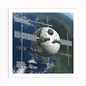 Space Station 59 Art Print