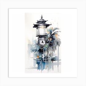 Asian Lantern Art Print