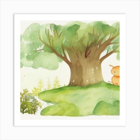 Giant tree Art Print