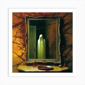 Ghost In The Mirror 3 Art Print