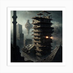 Towers Of The City Art Print