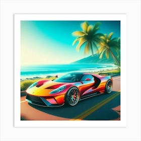 Ford Gt 72 Poster