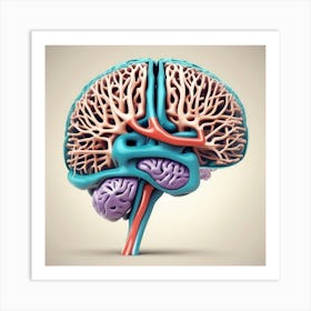 Brain Anatomy 10 Art Print