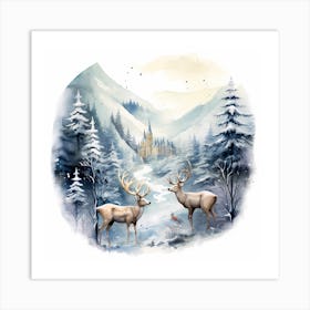 Frosty Illusions Art Print