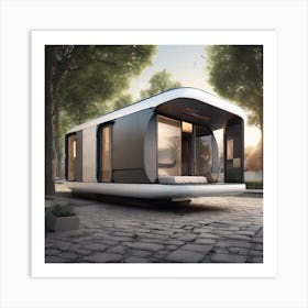 Futuristic Mobile Home 4 Art Print