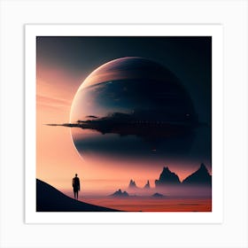 Alien Landscape Art Print