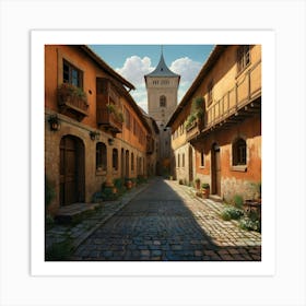 Mediterranean Street Art Print