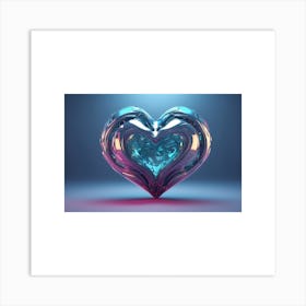 Heart Of Glass 1 Art Print