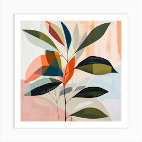 Abstract Plant 4 Art Print