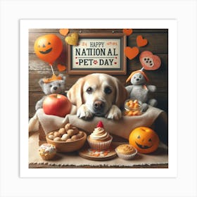 National Pet Day 4 Art Print