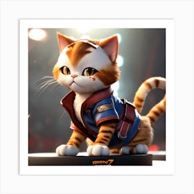 Tf7 Cat Art Print