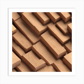 Wooden Planks 12 Art Print