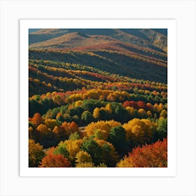 Autumn In The Mountains 6 Art Print