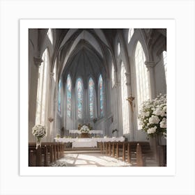 Church Interior Art Print