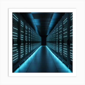 Data Center Art Print