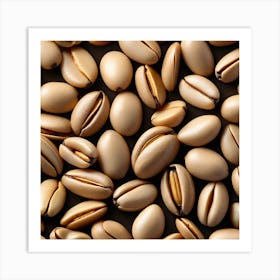 Close Up Of Coffee Beans 10 Art Print