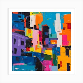 Abstract Travel Collection Buenos Aires Argentina 1 Art Print
